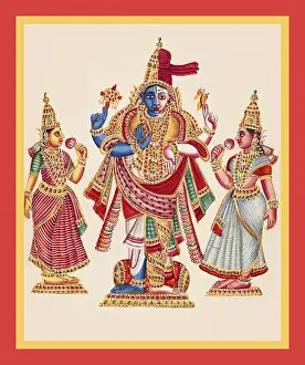 Consort Prints: Shankaranarayana, a form of both Shiva and Vishnu