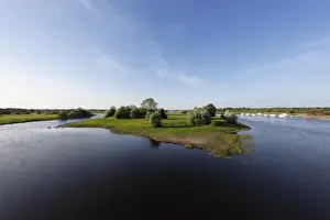 Fluvial Prints: Shannon River with Long Island near Shannonbridge