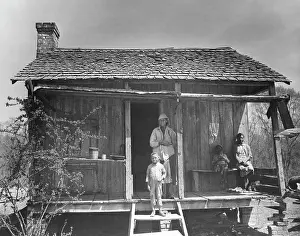 Sharecroppers On The Porch