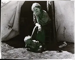 Sharecropper'S Wife And Child; Poverty