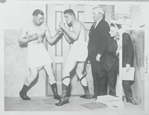Sharkey And Solomon Preparing For Fight