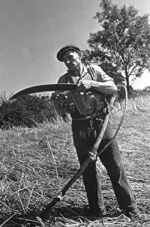 Scythe Prints: Sharpening A Scythe