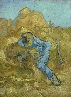 Peasant Prints: The Sheaf-Binder (After Millet)