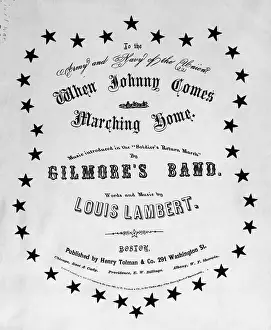 Sheet Music Prints: Sheet Music Cover To Civil War Song