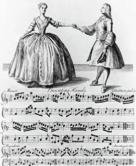 Sheet Music Prints: Sheet Music With Illustration