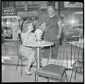 Ice Cream Prints: Shelley Fabares Eating Ice Cream