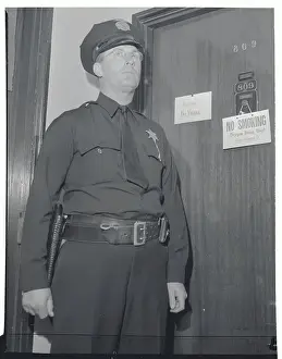 Sheriff Guarding Howard Hughes Hospital Room