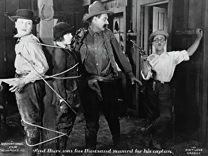 Intimidation Prints: Sheriff Stopping Criminal
