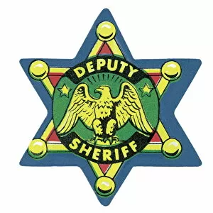 Images Dated 28th January 2015: Sheriffs badge