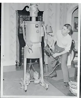 Sherwood Fuehrer Testing His Robot