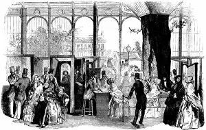 Images Dated 4th April 2009: Five Shilling Day visitors The Great Exhibition (Illustrated London News)