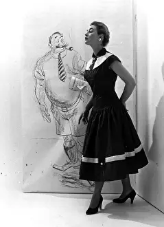 M Clo 1950 59 Dres 1955 Prints: Forty Shilling Frock