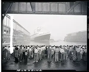 Breaking Prints: Ship Docking At Pier;Record-Breaking Tri