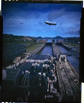 Ship Entering Panama Canal