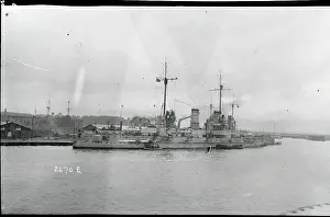Quiet Prints: Ship in German Harbor