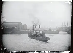 Liverpool Prints: Ship Leaving the Docks in Liverpool