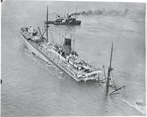 Chaos Prints: Ship Stilled in River Waters