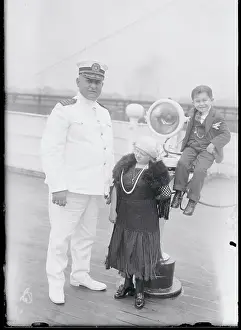 Opposites Prints: Ship's Captain and Little People
