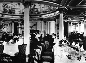 RMS Lusitania Collection: Ships Dining Room