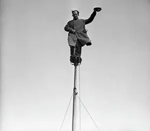 Pole Prints: Shipwreck Kelly Standing On Pole
