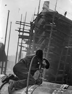 Drill Prints: Shipyard Worker