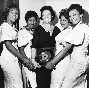 The Shirelles Presented With Gold Record