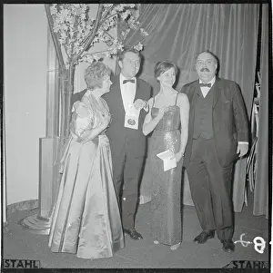 Shirley Booth Posing with Colleagues