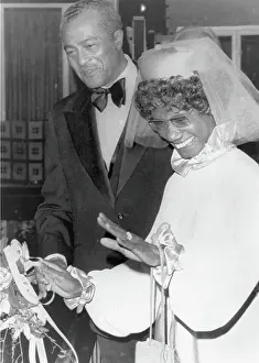 Shirley Chisholm And Arthur Hardwick At Their Wedding