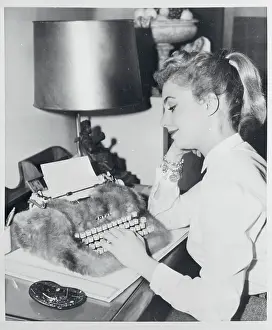 Shirley Jones Typing