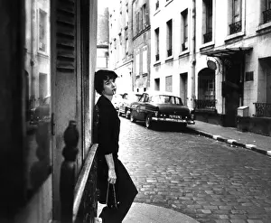 Shirley MacLaine On Paris Street