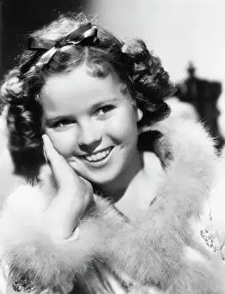 Hand On Chin Prints: Shirley Temple