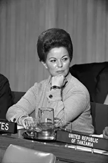 Shirley Temple Black at UN Meeting