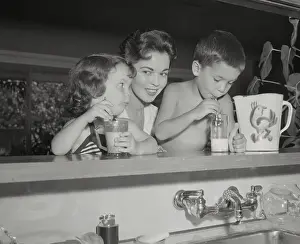 Atherton Prints: Shirley Temple with Two Children