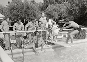 Shirley Temple Joking with Friends