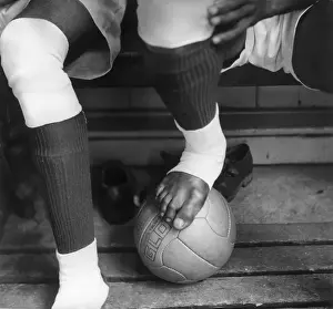 Bandage Prints: No Shoes Football