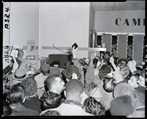 Shoppers Jamming The Camera Counter
