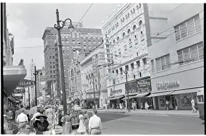 Corner Prints: Shopping Center, Street Corners