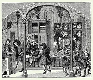 Stores Prints: Shops Under Covered Market