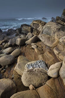 Images Dated 4th January 2014: Shoreline landscape of rocks and ocean at Salt Point State Park, California, USA