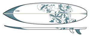 Water Sport Prints: Shortboard