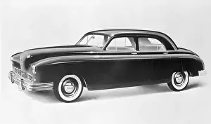 Michigan Prints: Shot of New Kaiser-Frazer Automobile