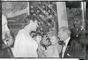 Shot of Tommy Tune, Twiggy, Sir Lawrence Olivier and Wife Joan