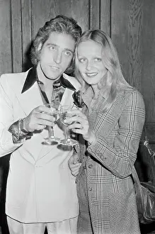 Shot of Twiggy and Justin de Villeneuve