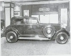 Progress Prints: Showroom Display of Newly Designed Automobile