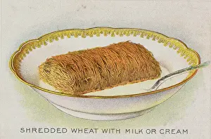 Milk Prints: Shredded Wheat with Milk or Cream Cereal Print
