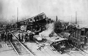 Topical Press Agency Collection: Shrewsbury Rail Accident