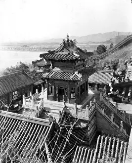Lac0062 Prints: SHRINE IN THE FORBIDDEN CITY