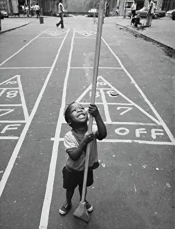 Huty28224 Prints: Shuffleboard In Harlem