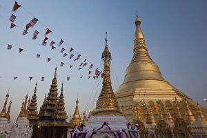 Images Dated 17th February 2010: Shwedagon Pagoda, Yangon, Myanmar