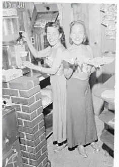 Siamese Sisters Working at Bar